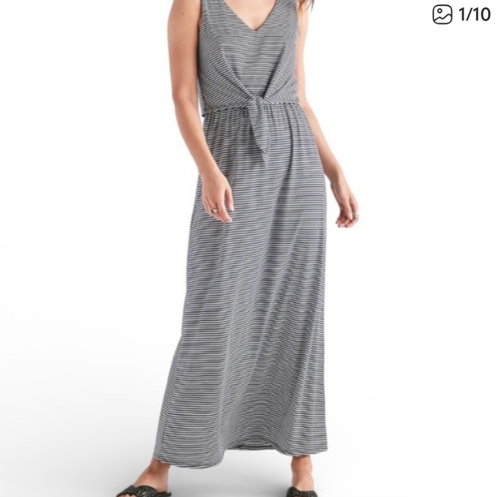 Lucky Brand Striped Maxi Dress